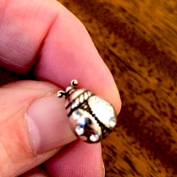 HTF Brighton retired Swarovski crystal ladybug necklace and earrings - Picture 4 of 15